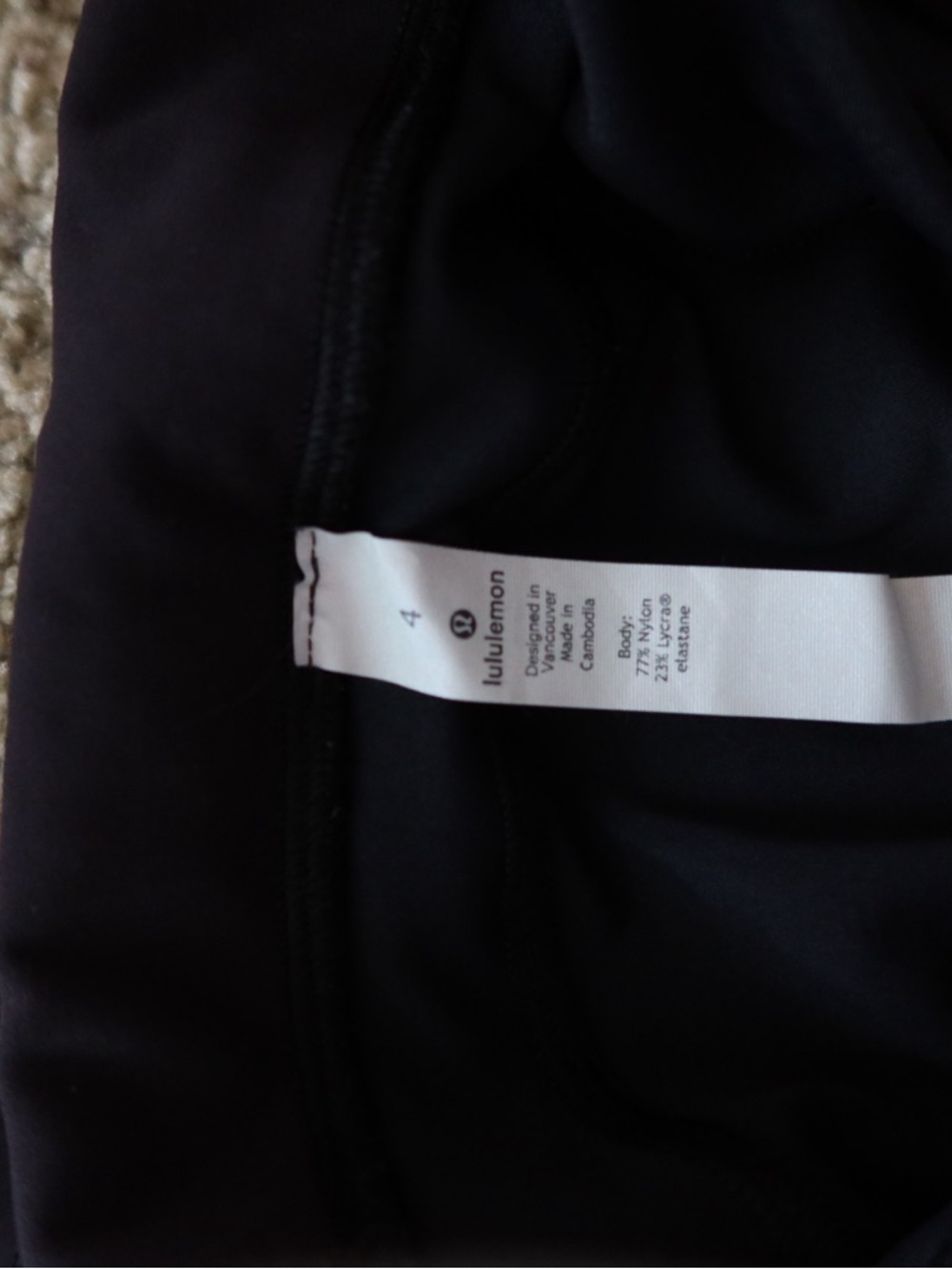 lululemon athletica Black High-Rise Leggings invigorate with pockets - Picture 4 of 4